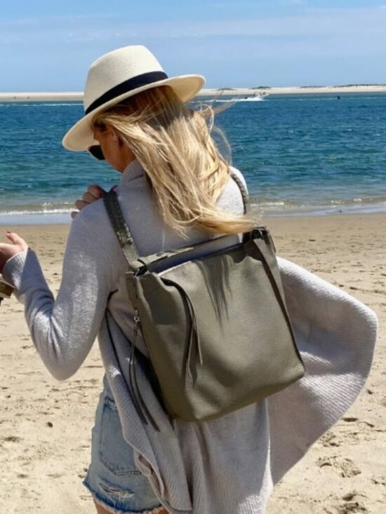 ALL SAINTS Storm Grey Kita Small Backpack main image 4